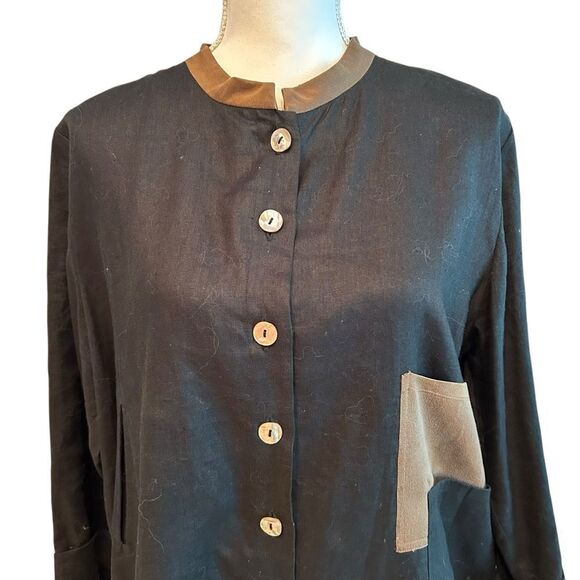 Cheyenne Linen Silk Tunic Top Dress Size L/XL - Picture 2 of 5